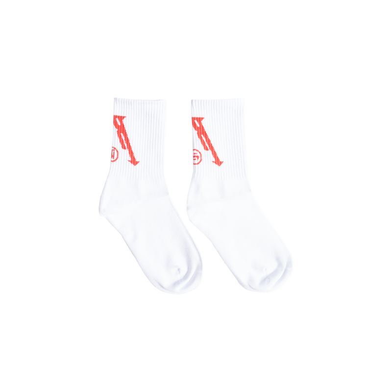 RR Logo Socks (White)