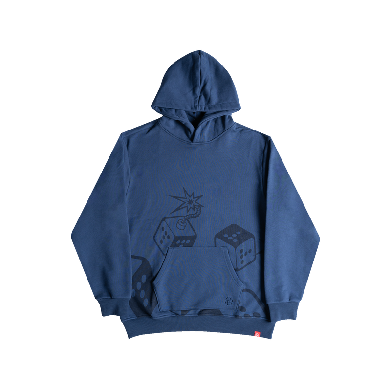 Dice Hooded Sweatshirt (Navy)