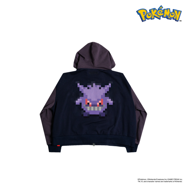 Gengar Zipped Hoodie (Purple)