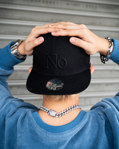 NO Snapback Cap (Black)