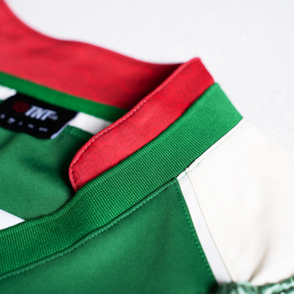 Chinese Ribbon Jersey (Green/Beige)