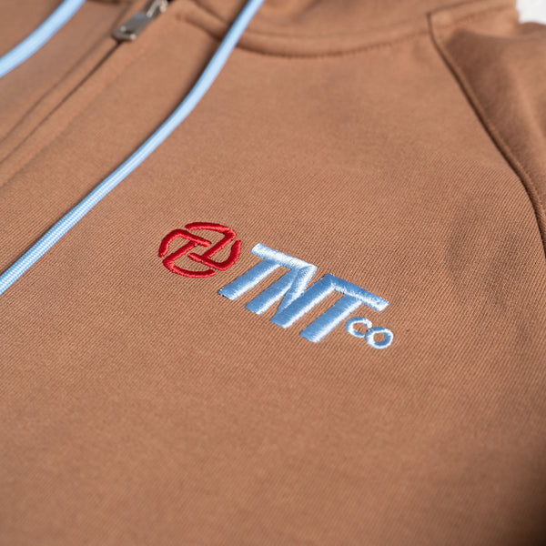 Comfy Hooded Sweatshirt (Brown)