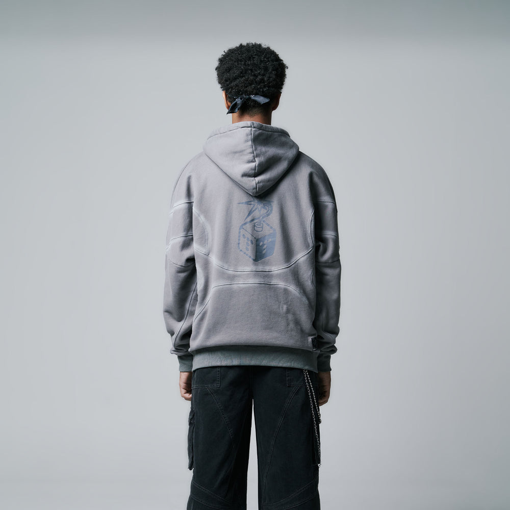 Web Zipped Hoodie (Grey)