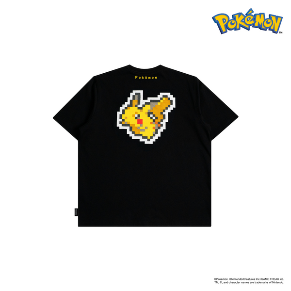 Pixel Pikachu Tee (Black)