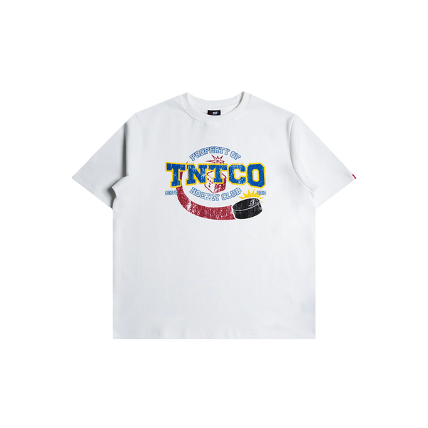 Ice Hockey Logo Tee (White)