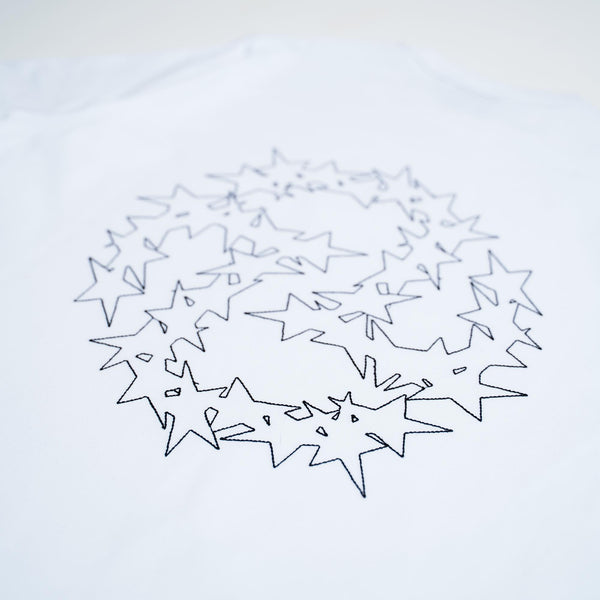 Spiky Logo Tee (White)