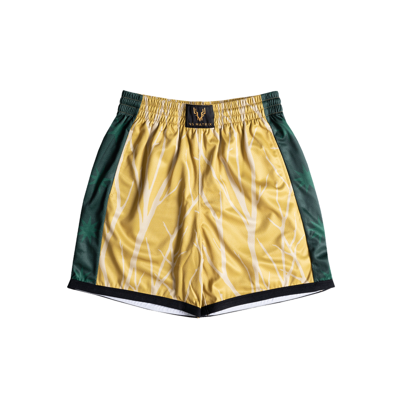 NS Matrix Shorts (Gold)