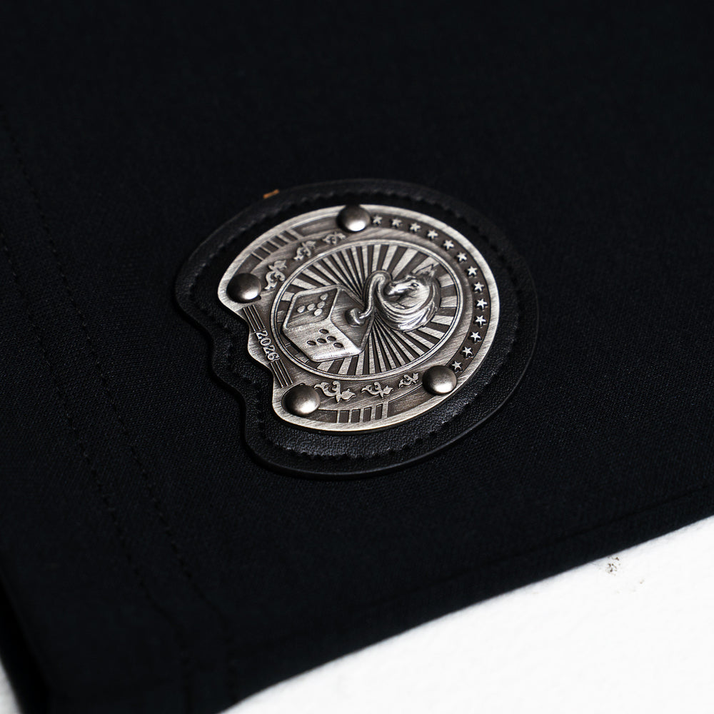 Tibetan Horse Tee (Black on Black)