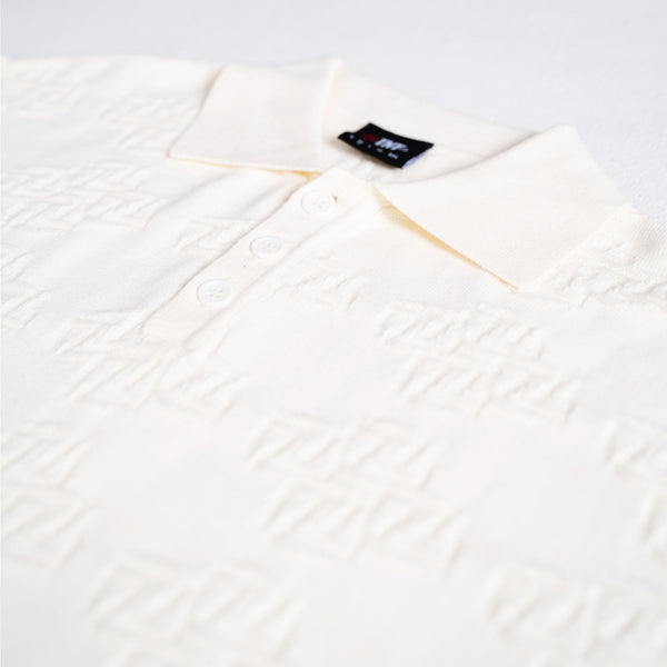 Knitted Polo (Beige)