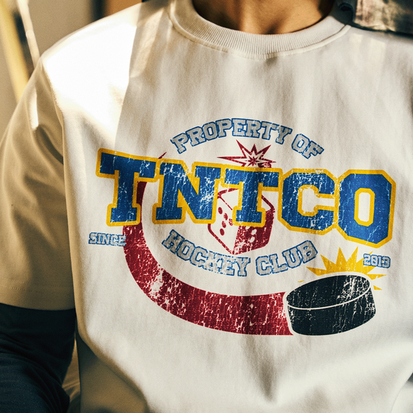Ice Hockey Logo Tee (White)