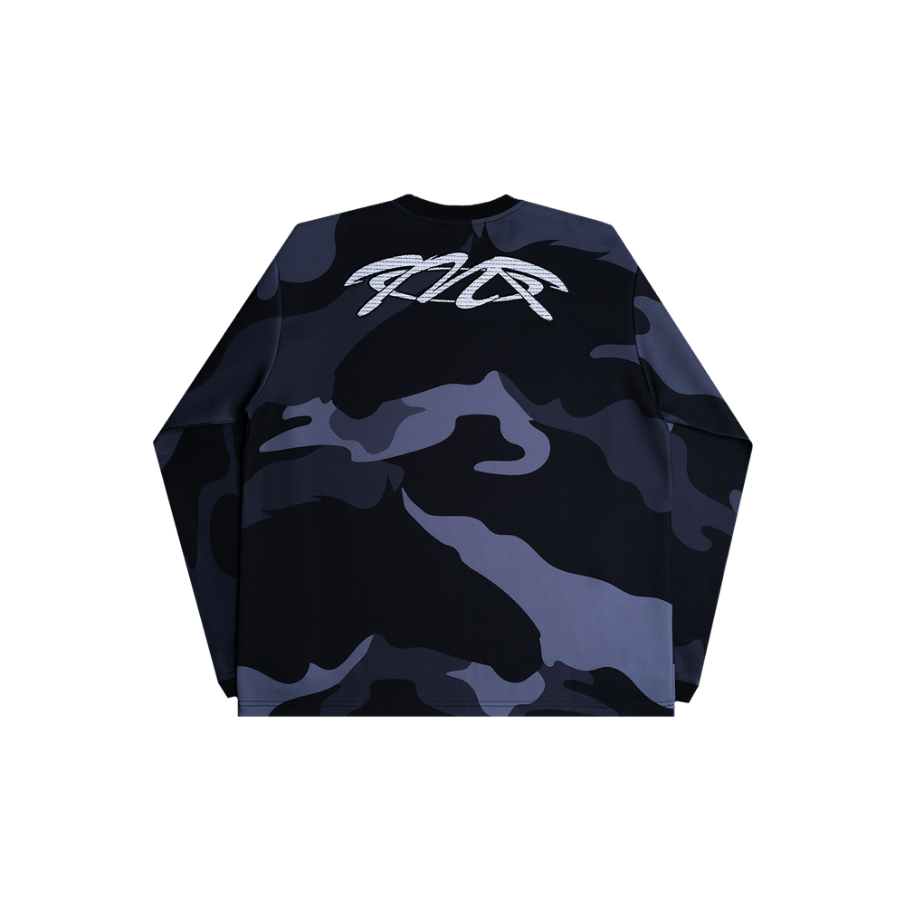 Camo Horse L/S Tee (Black Camouflage)