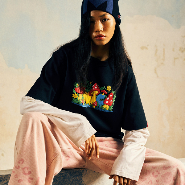Mushroom Logo Tee (Black)