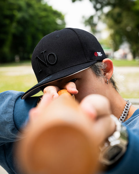 NO Snapback Cap (Black)