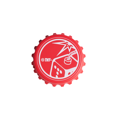 Dicenamite Bottle Cap Opener Magnet