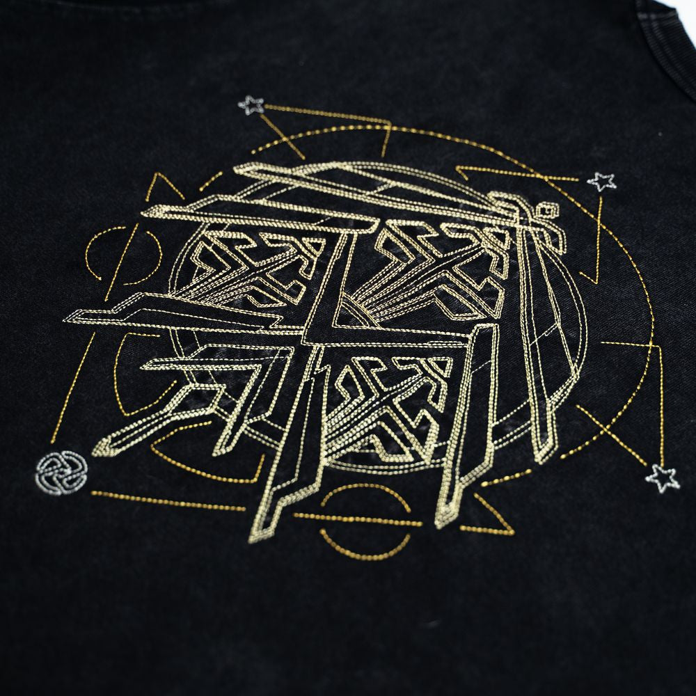 Golden Stonedwashed Tee (Black)
