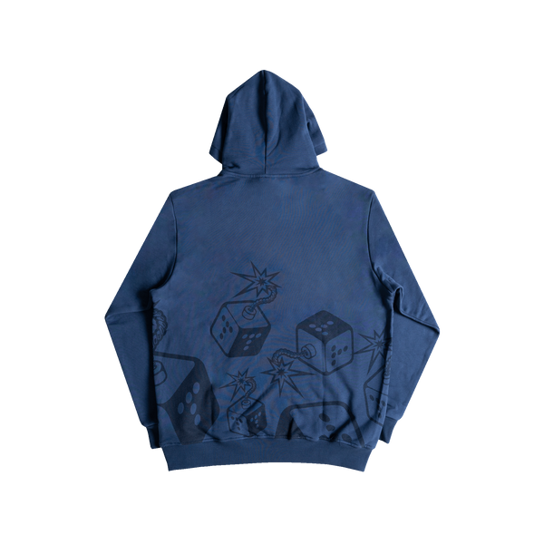 Dice Hooded Sweatshirt (Navy)