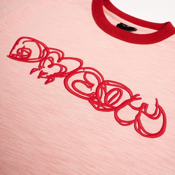 Scribble Logo Tee (Red)