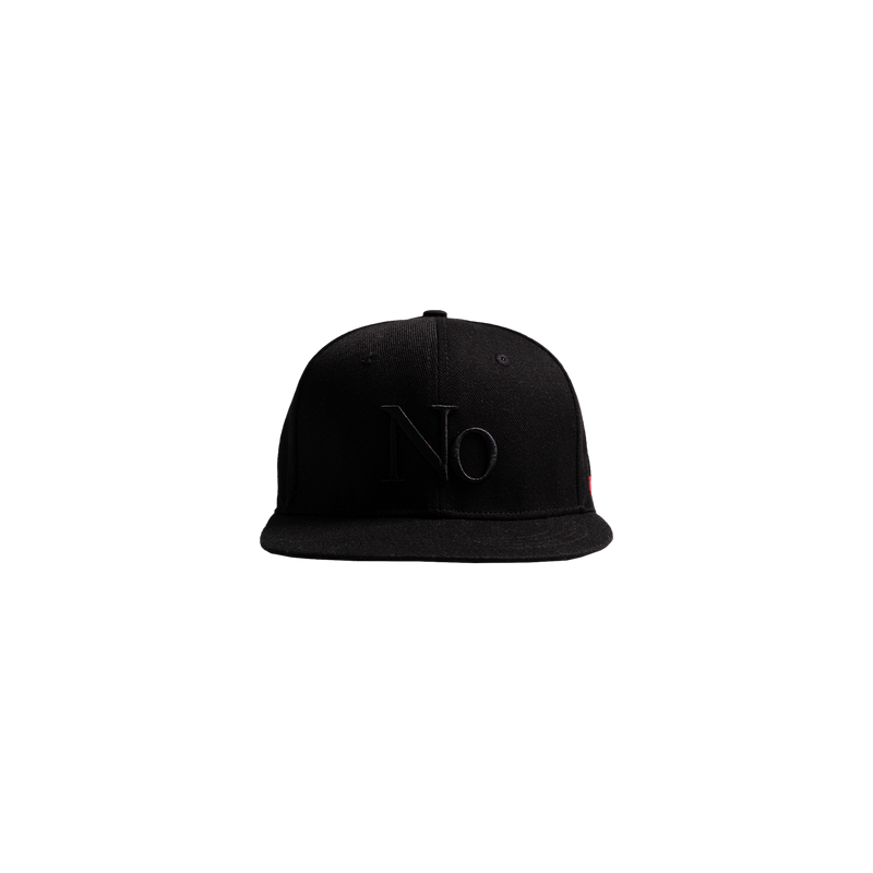 NO Snapback Cap (Black)