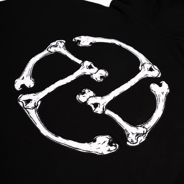 Skeleton Logo Hoodie (Black)