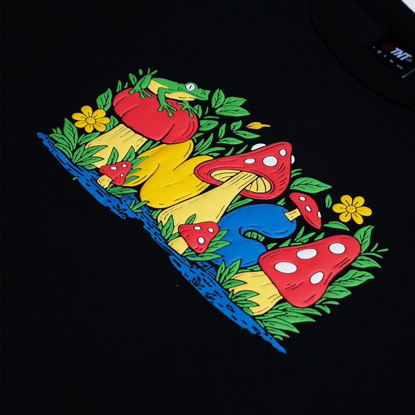 Mushroom Logo Tee (Black)