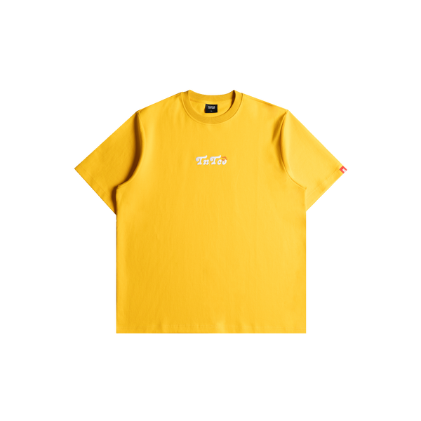 Flower Logo Tee (Mustard,Green)
