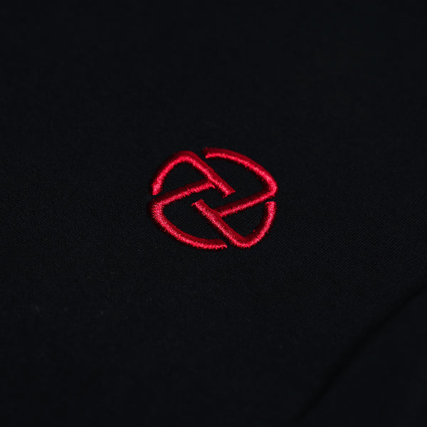 Side Horse Tee (Black on Black)