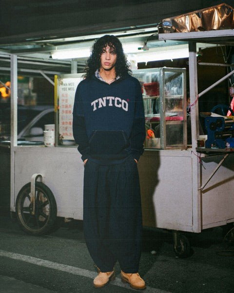 Patched Logo Hoodie (Navy)