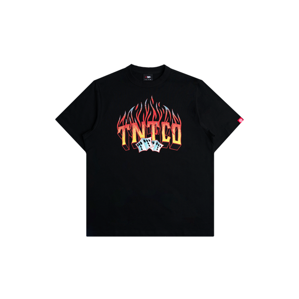 Flaming Dice Tee (Black)