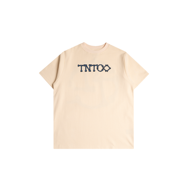 Skeleton Logo Tee (Beige)