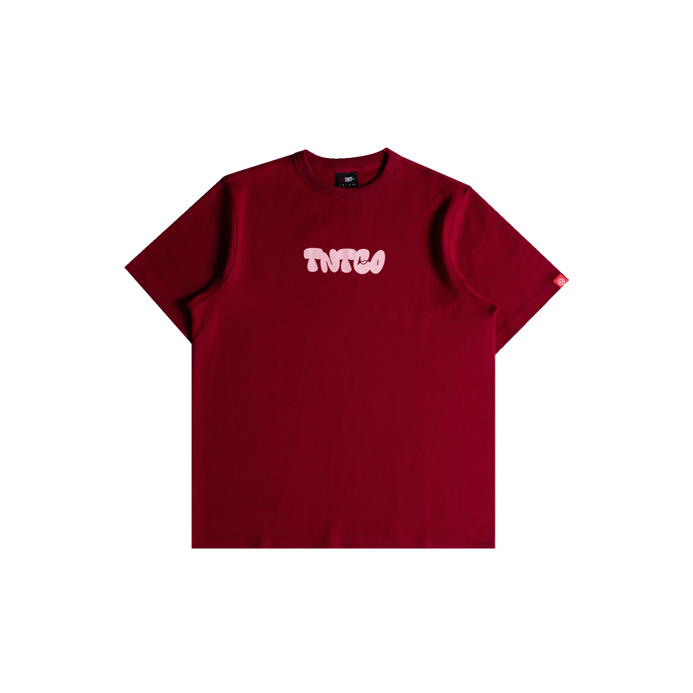 Bubble Logo Tee (Maroon)