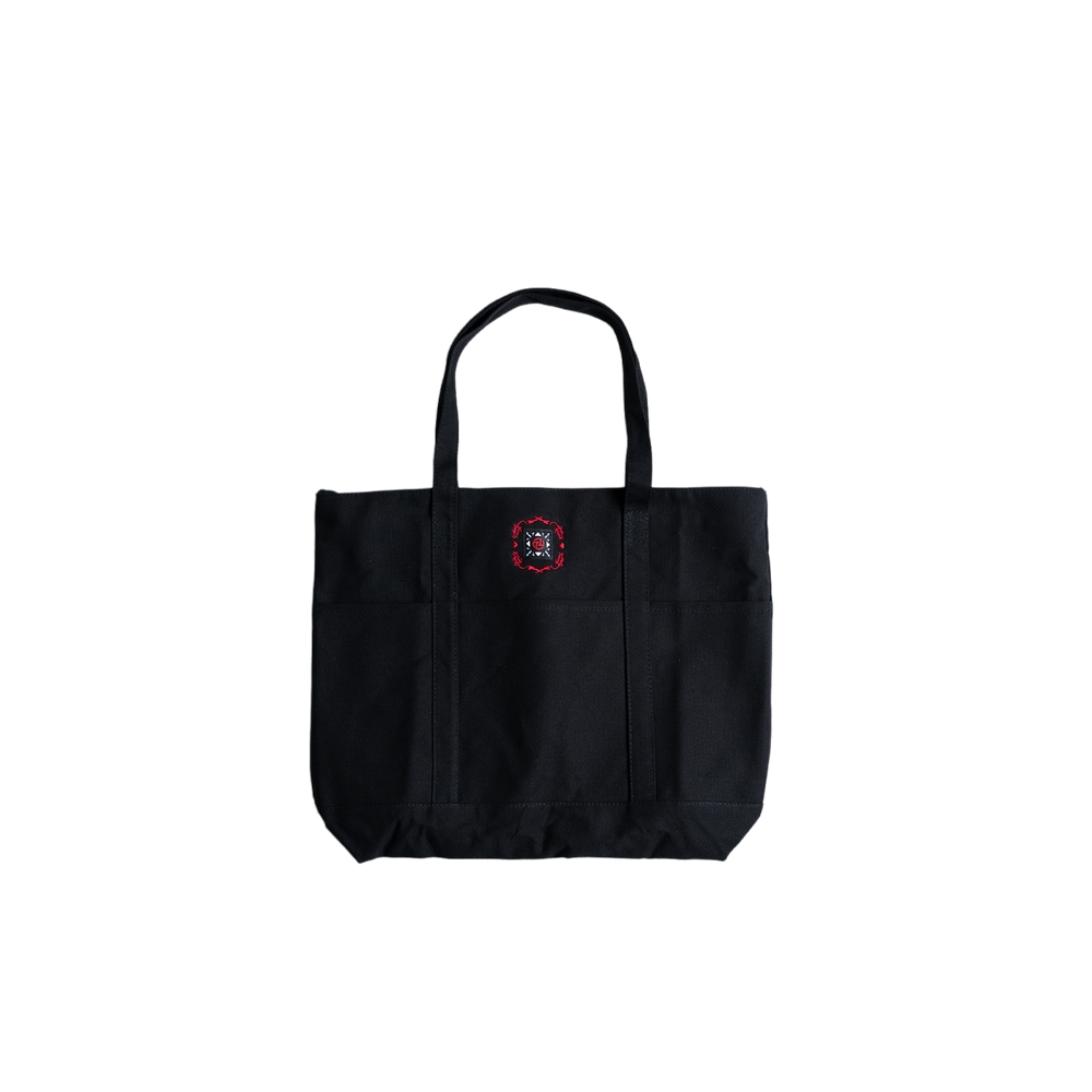 Floral Totebag (Black)