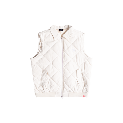 Quilted Vest (Beige)