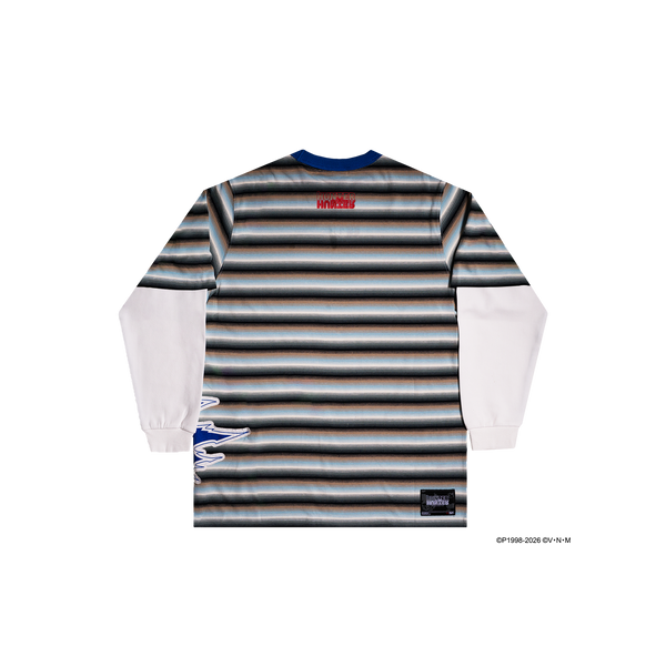 Whirlwind L/S Tee (Blue)