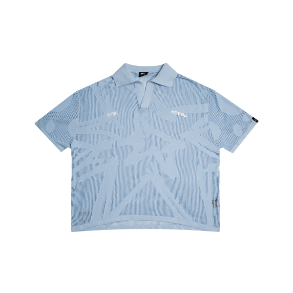 Tides Knitted Polo (Blue)