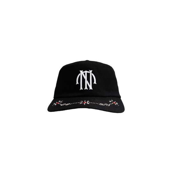 Badge Pillbox Cap (Black)