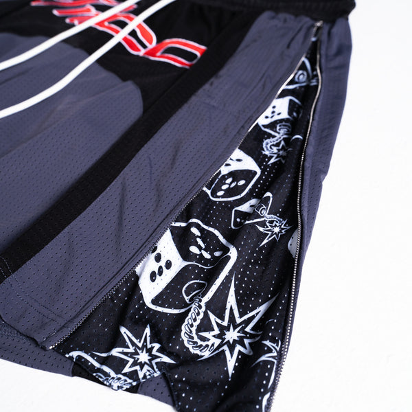 Champion Basketball Shorts (Black/Grey)