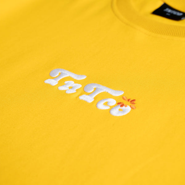 Flower Logo Tee (Mustard,Green)