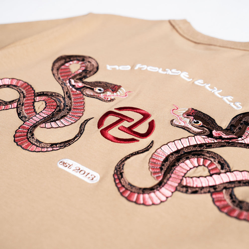 Snake NHR Tee (Brown)