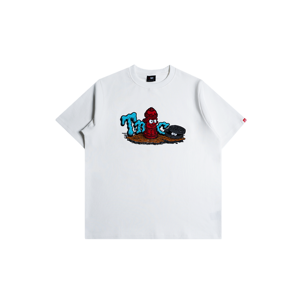 Fire Hydrant Logo Tee (White)