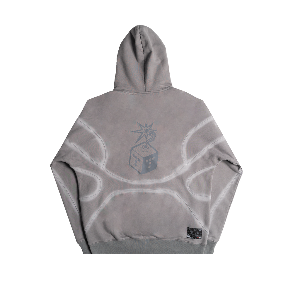 Web Zipped Hoodie (Grey)