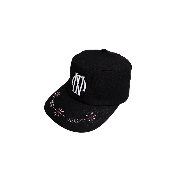 Badge Pillbox Cap (Black)