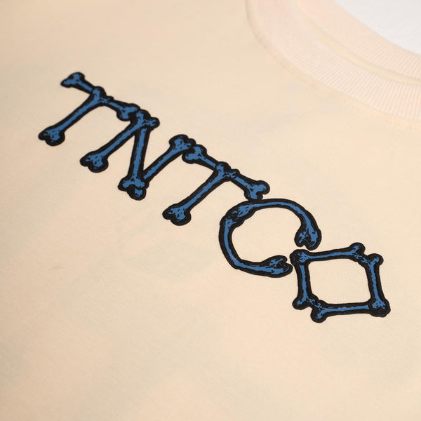 Skeleton Logo Tee (Beige)