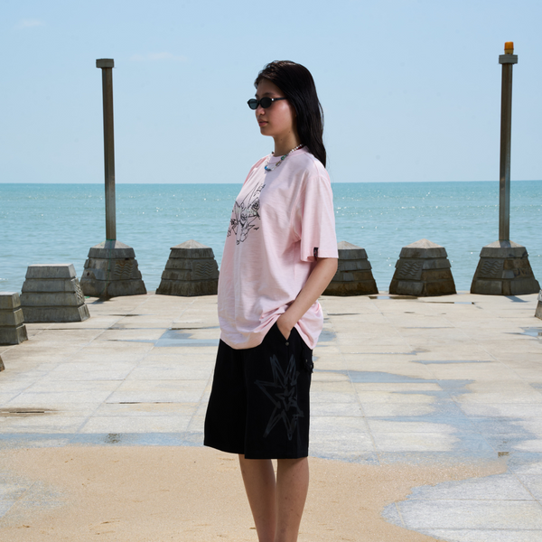Infamous Logo Tee (Pink)