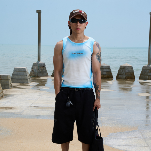 Whitecaps Logo Singlet (White)