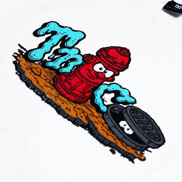 Fire Hydrant Logo Tee (White)
