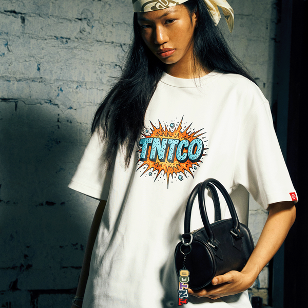 Burst Logo Tee (White)