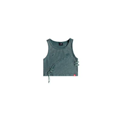 Chinese Ribbon Croptop (Green)