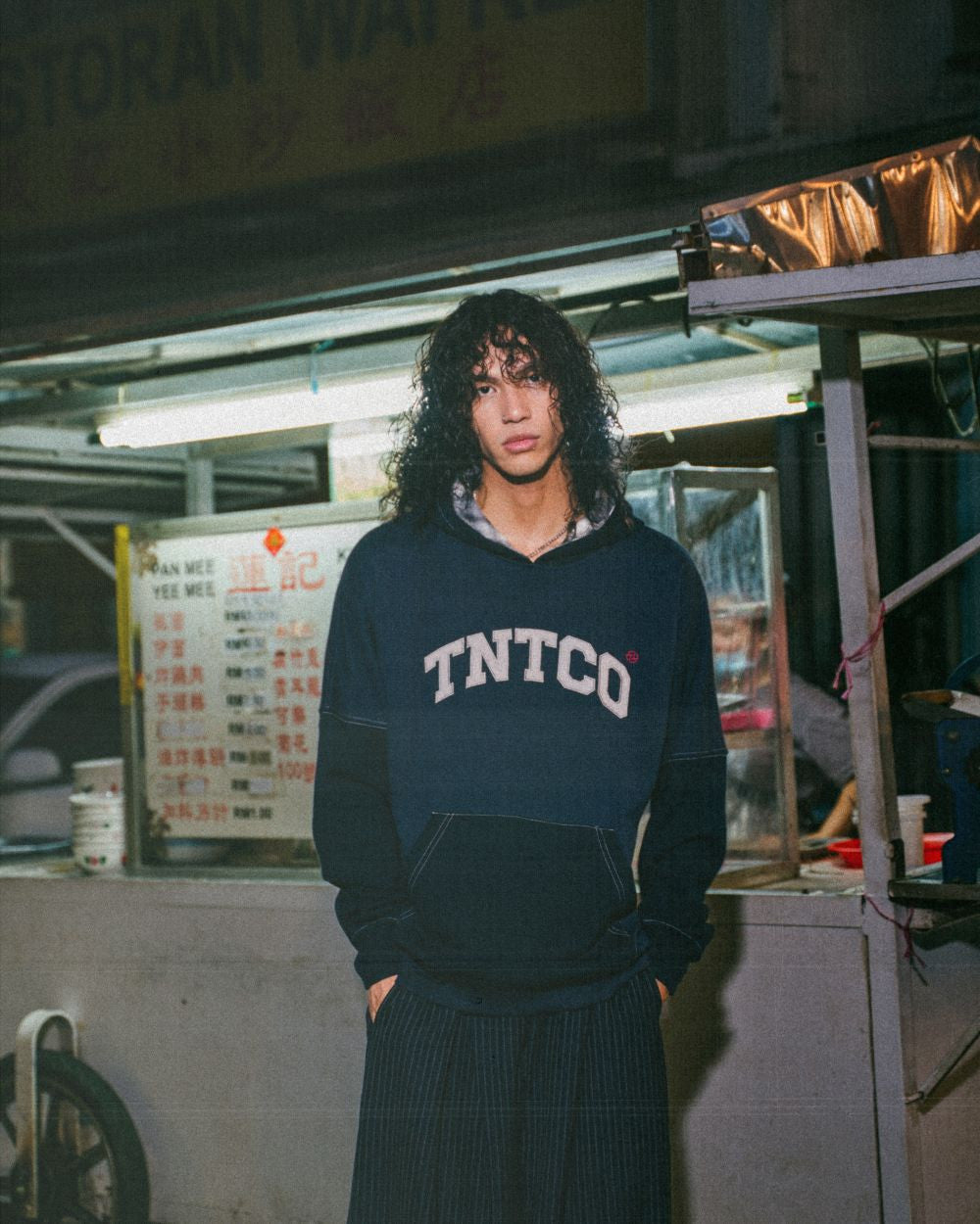 Patched Logo Hoodie (Navy)