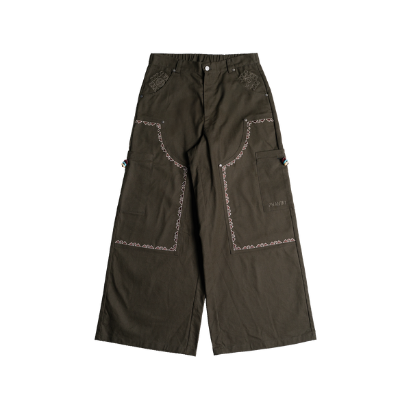 Phantaci x TNTCO Double Knee Pants (Olive Green)