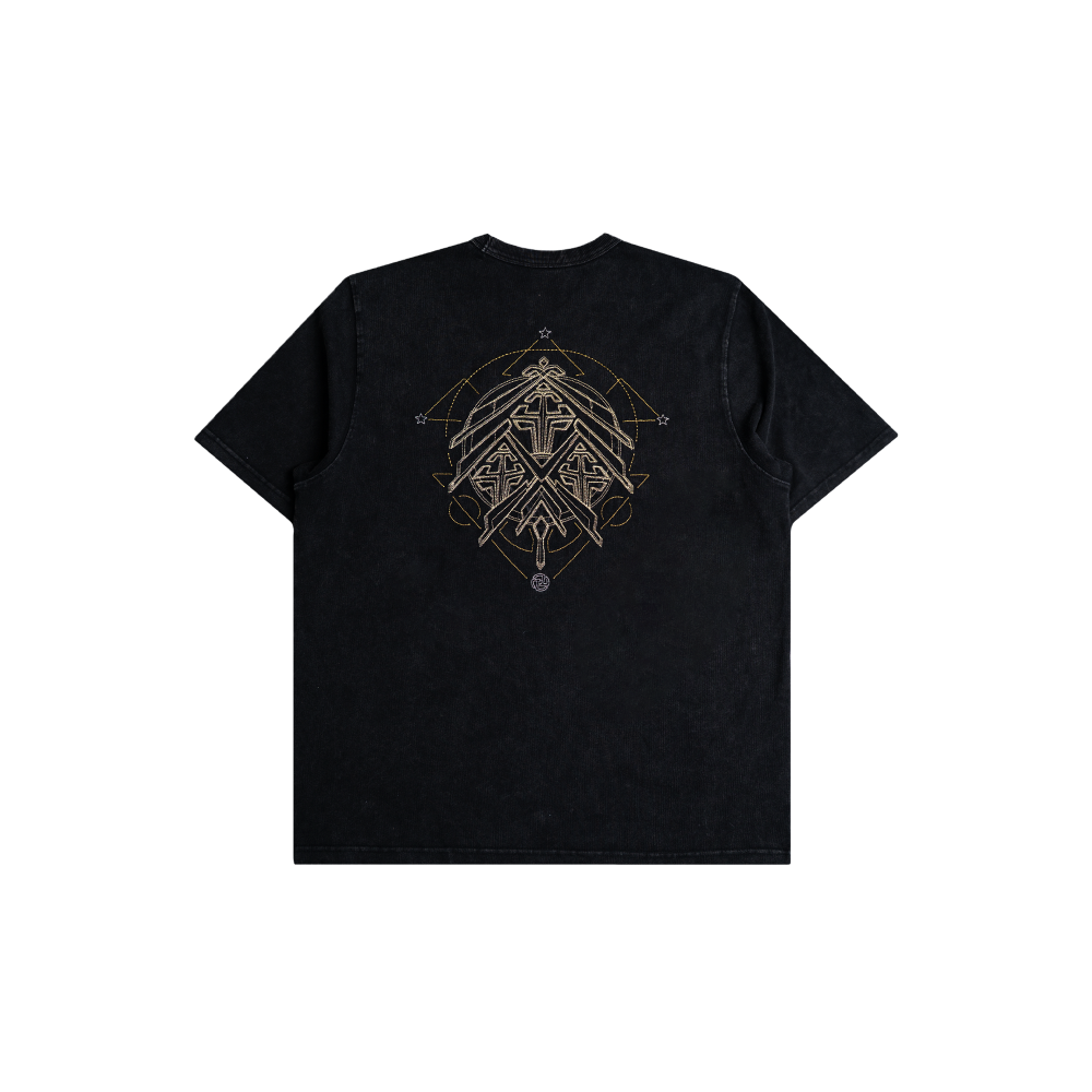 Golden Stonedwashed Tee (Black)